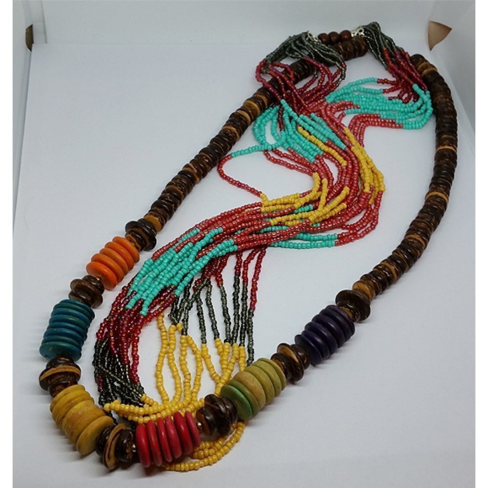 Curated Bundle Boho Style Colorful Vibrant Seed B… - image 2